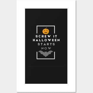 The Halloween Starts Now... Posters and Art